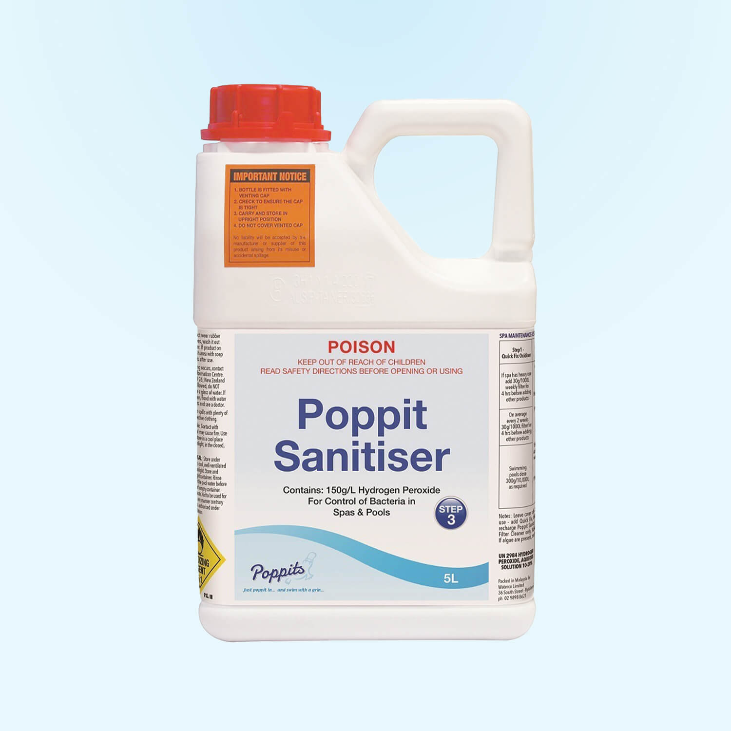 Poppits Spa Sanitiser