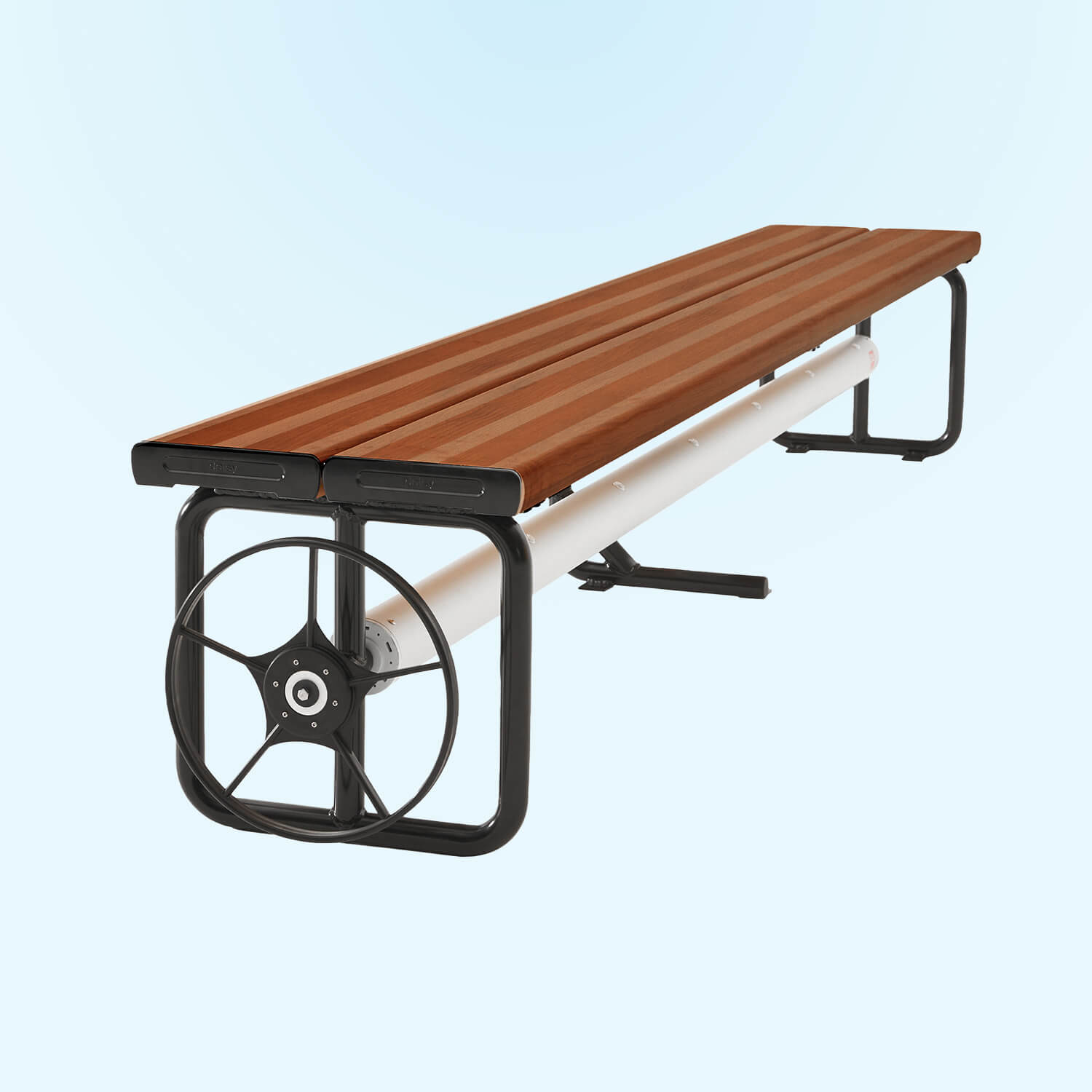 Daisy Stationary Under Bench Roller