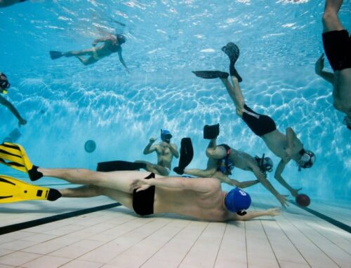 UNDERWATER RUGBY IN A LEAGUE OF ITS OWN