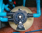 Clear sand filter pool service and maintenance. Available at Swimart.